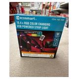 16.4 ft RGB COLOR CHANGING USB POWERED INTEGRATED LED Strip Light 16.4 ft RGB COLOR CHANGING USB POWERED INTEGRATED LED Strip Light