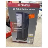 Pelonis 1,500-Watt Oil-Filled Radiant Electric Space Heater Pelonis 1,500-Watt Oil-Filled Radiant Electric Space Heater