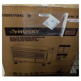 Husky Modular 52 in. W 10-Drawer Black Mobile Workbench Cabinet Husky Modular 52 in. W 10-Drawer Black Mobile Workbench Cabinet