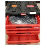 Milwaukee PACKOUT 22 in. Modular 3-Drawer Tool Box Milwaukee PACKOUT 22 in. Modular 3-Drawer Tool Box