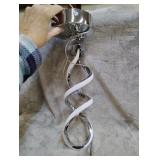 Artika Swirl LED Mini Pendant 1- Light Fixture, Chrome