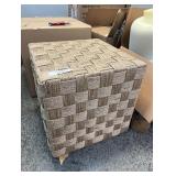 Lynwood Checkerboard Woven Cube