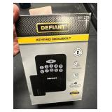 Radius Matte Black Single Cylinder Electronic Keypad Deadbolt