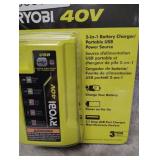 40V Lithium-Ion Charger with USB Port