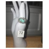 Handmade stone necklace Ring