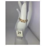 Gold ring with design