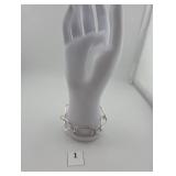 Bracelet with pink gems