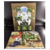 2 John Deere Equipment Signs