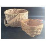 2 Woven Baskets