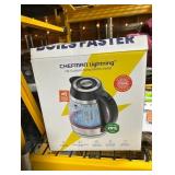Chefman 1.8L Lightning Borosilicate Glass Electric Kettle