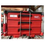 Milwaukee PACKOUT 22 in. Modular 3-Drawer Tool Box Black/Red