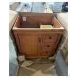 Naples 30 in. W x 21.63 in. D x 34 in. H Bath Vanity Cabinet without Top in Warm Cinnamon