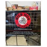 36 in. x 72 in. Wild Hog Black Metal Railing Panel