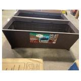 Vigoro Large Brown Plastic Elevated Raised Garden Bed (19.8 in. L x 44.5 in. W x 15.3 in. H)