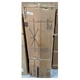 Commercial Electric High Velocity 10 ft. Indoor/Outdoor Matte Black Ceiling Fan