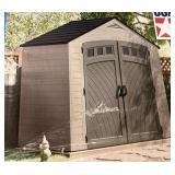 Vista 7 ft. W x 7 ft. D Plastic Shed (50 sq. ft.)