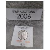 Standing Liberty Quarter Coin