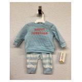  Baby 'Happy Together' Graphic Top & Bottom Set