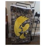 Large Iowa Hawkeye flag