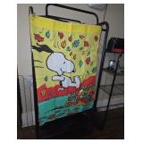 Large Snoopy fall flag