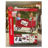 Radio Flyer 3 in 1 EZ Fold Wagon with Canopy - Red