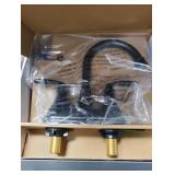 Sadira 4 in. Centerset 2-Handle High-Arc Bathroom Faucet