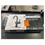 Dorind Single Hole Single-Handle Deck Mount High-Arc Bathroom Faucet in Matte Black