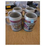 Numbered Budweiser mugs