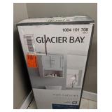 Shaker Style 23 in. W Wall Cabinet with Open Shelf in Dove Gray