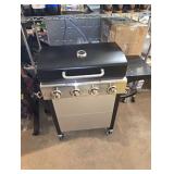 ROVSUN 4-Burner Propane Gas BBQ Grill with Foldable Side Tables