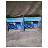 Two 6.5 ft RGBW COLOR CHANGING RECHARGEABLE BATTERY STRIP LIGHT WITH MOTION SENSOR