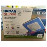 Broan-NuTone Sensonic 80 CFM Ceiling Bathroom Exhaust Fan with Multi-Color LED and Bluetooth Speaker