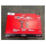 Milwaukee M12 FUEL Cordless Brushless 2 Tool Combo Kit