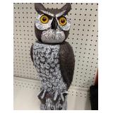 Natural Enemy Scarecrow Rotating-Head Owl