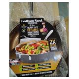 Professional 5.5 qt. Aluminum Ti-Ceramic Non-Stick Deep Saute Pan