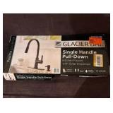 Glacier Bay Paulina Single-Handle Pull-Down Sprayer Kitchen Faucet Matte Black