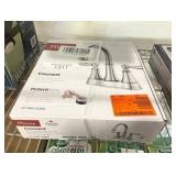 Courant 4 in. Centerset 2-Handle Bathroom Faucet in Brushed Nickel