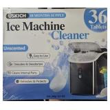 3 PACKS. USKICH Ice Machine Cleaner 36 Tablets Unscented