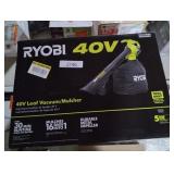 RYOBI 40V Vac Attack Cordless Battery Leaf Vacuum/Mulcher