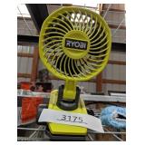 RYOBI USB Lithium Clamp Fan