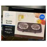 Mainstays Double Burner