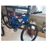 Mongoose Limestone Full Suspension Mountain Bike, 26 Inch Wheel