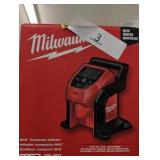 Milwaukee M12 1 gal Vertical Portable Hand-Held Air Compressor 120 psi 0.25 HP