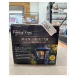 Classy Caps Bronze Solar Powered 1 W LED Post Cap Light 1 pk