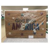 20 x30 God Bless America Door Mat