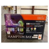 Hampton Bay 30 LED 50 ft. Plug-in Mini Integrated LED Novelty Permanent Outdoor String Light Starter Kit
