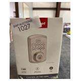 Kwikset Powerbolt 250 10-Button Keypad Satin Nickel Transitional Electronic Deadbolt Door Lock