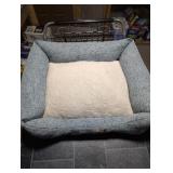 Cuddler Dog Bed - M - Blue - Boots & Barkley