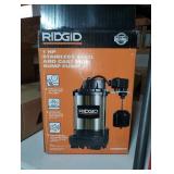Ridged 1 hp sump pump