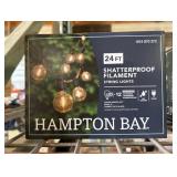 12 Light 24 ft. Indoor/Outdoor Plug-In LED Edison Style String-Light